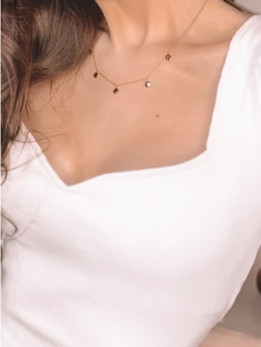 Mejuri Gold Vermeil - Delicate Gold Disc Necklace - Minimal Layering Jewelry